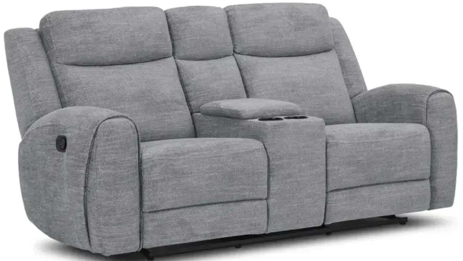 Power Reclining Loveseat w/Console - Bronco Grey