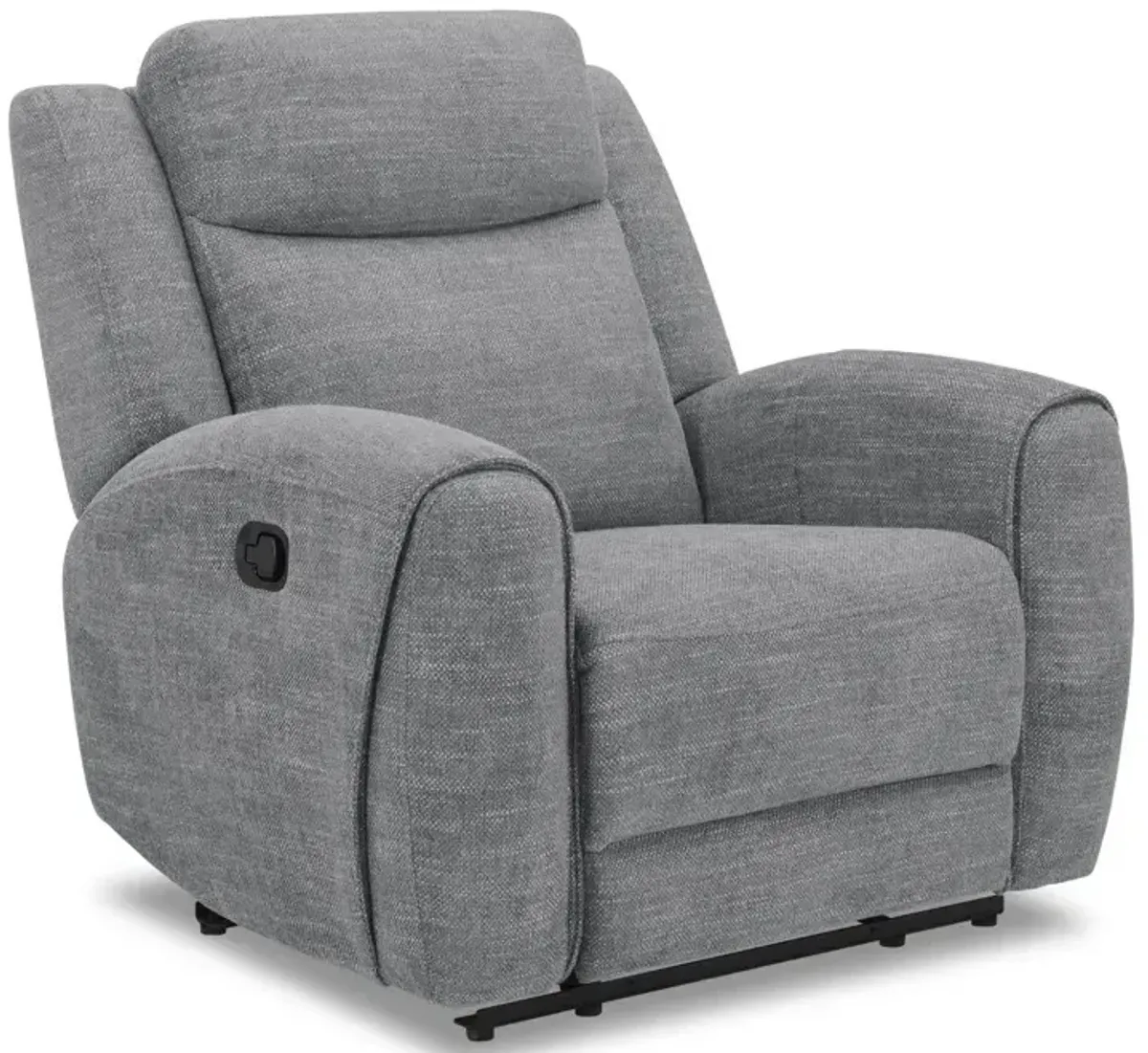 Power Recliner w/Power Headrest - Bronco Grey