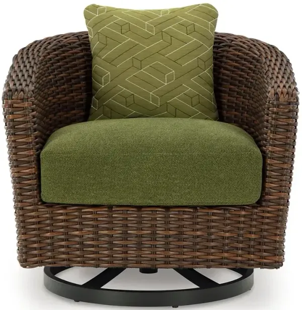 Horizon Hall Outdoor Swivel Lounge Chair with Cushion