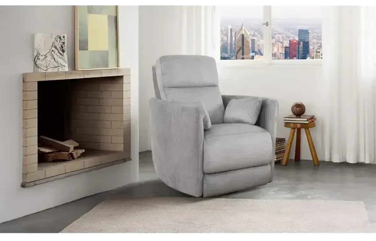 Swivel Recliner - Silver