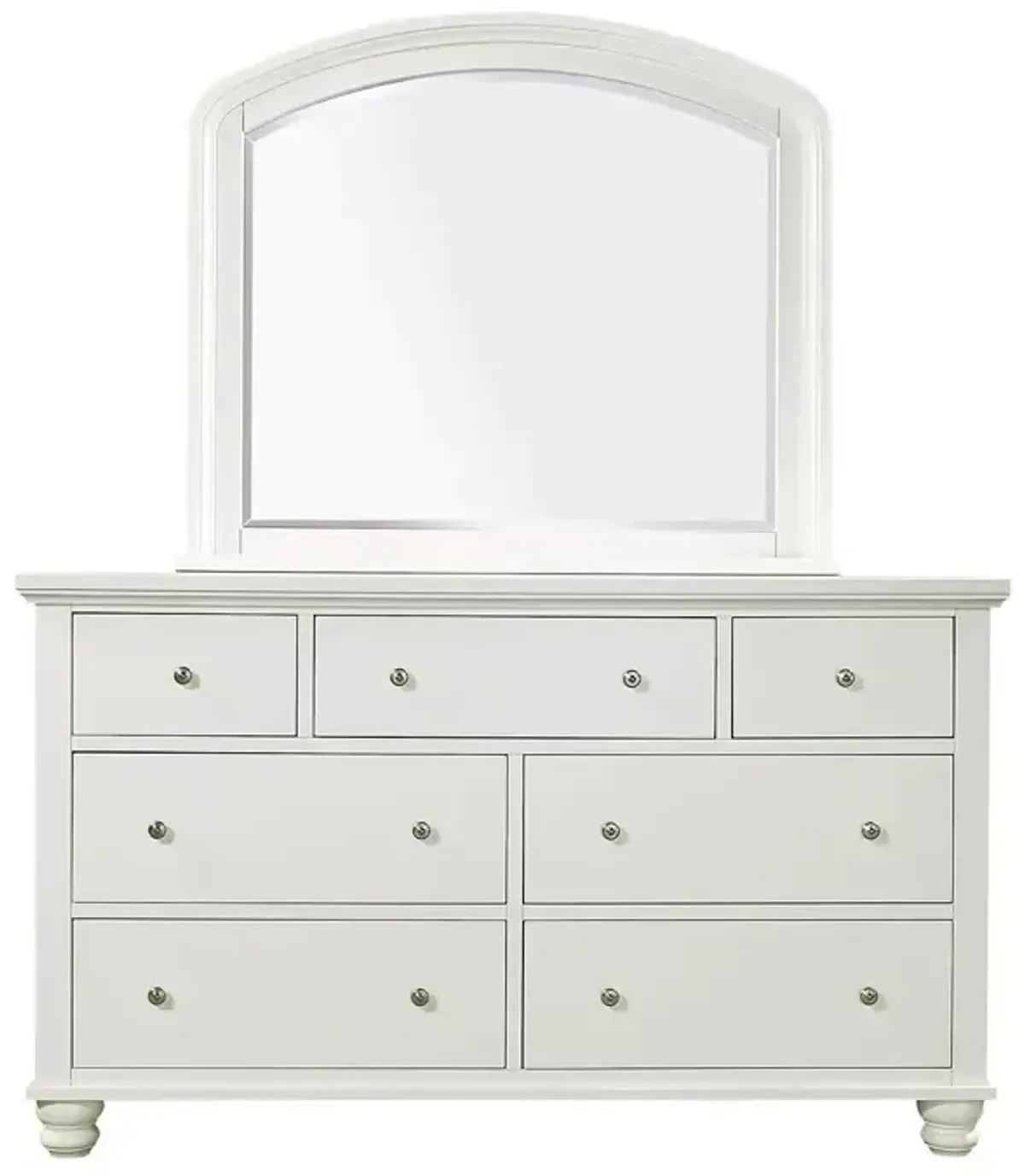 Cambridge Double Dresser Mirror - White