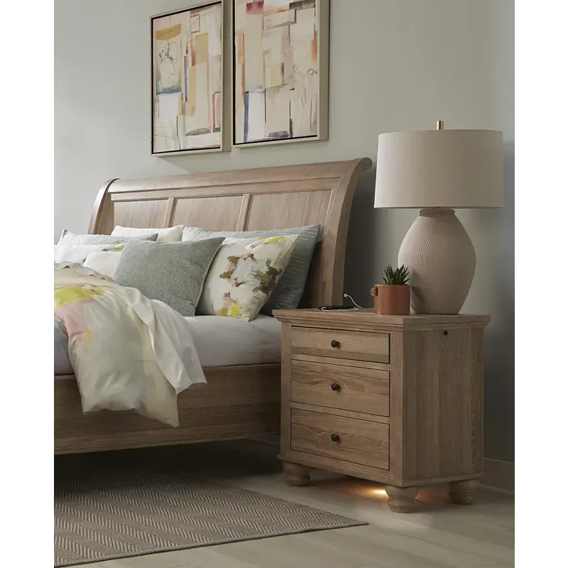 Cambridge LIV360 Nightstand - Modern Khaki