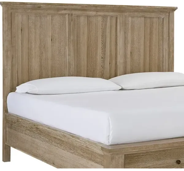 Cambridge King Framed Panel Headboard - Modern Khaki