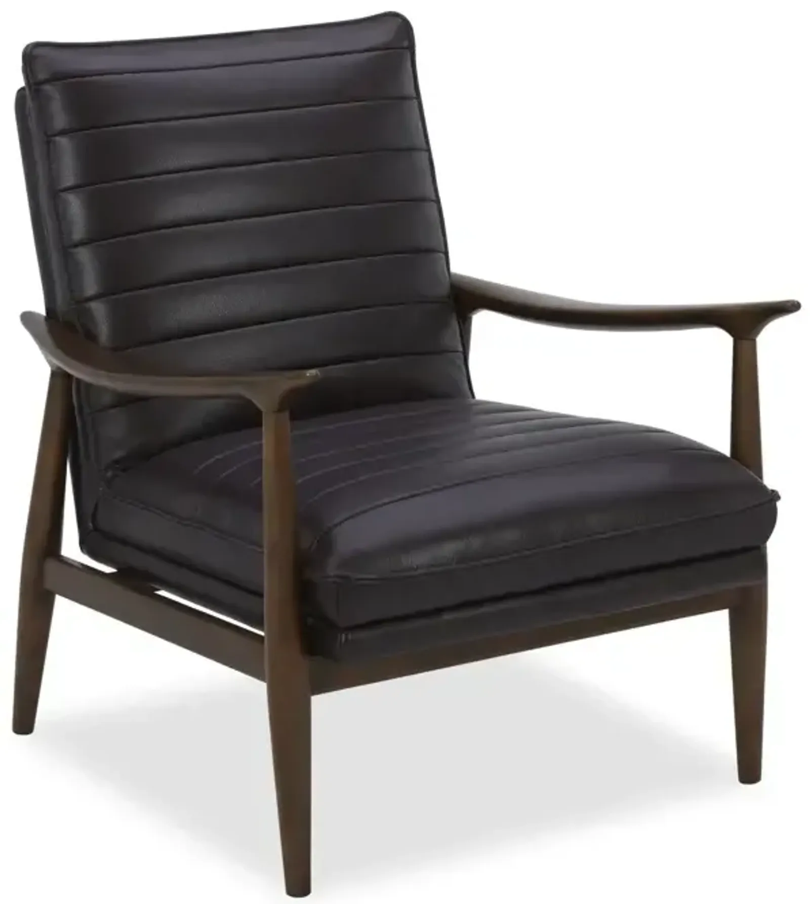 Ethan Brown Leather Chair