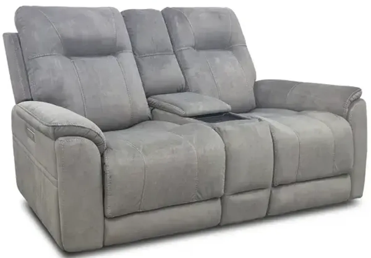 Triple Power Console Loveseat - Arula Elephant