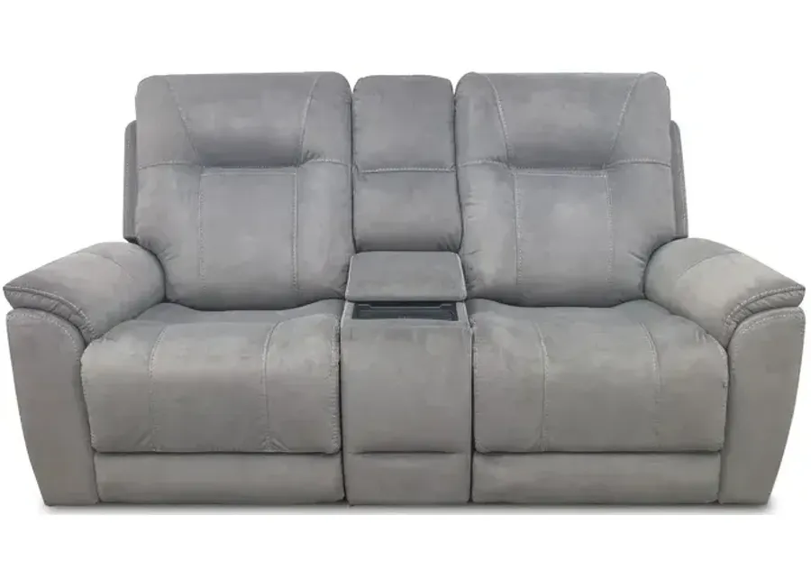 Triple Power Console Loveseat - Arula Elephant