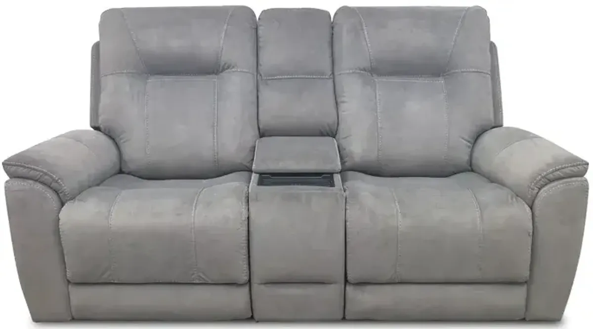 Triple Power Console Loveseat - Arula Elephant