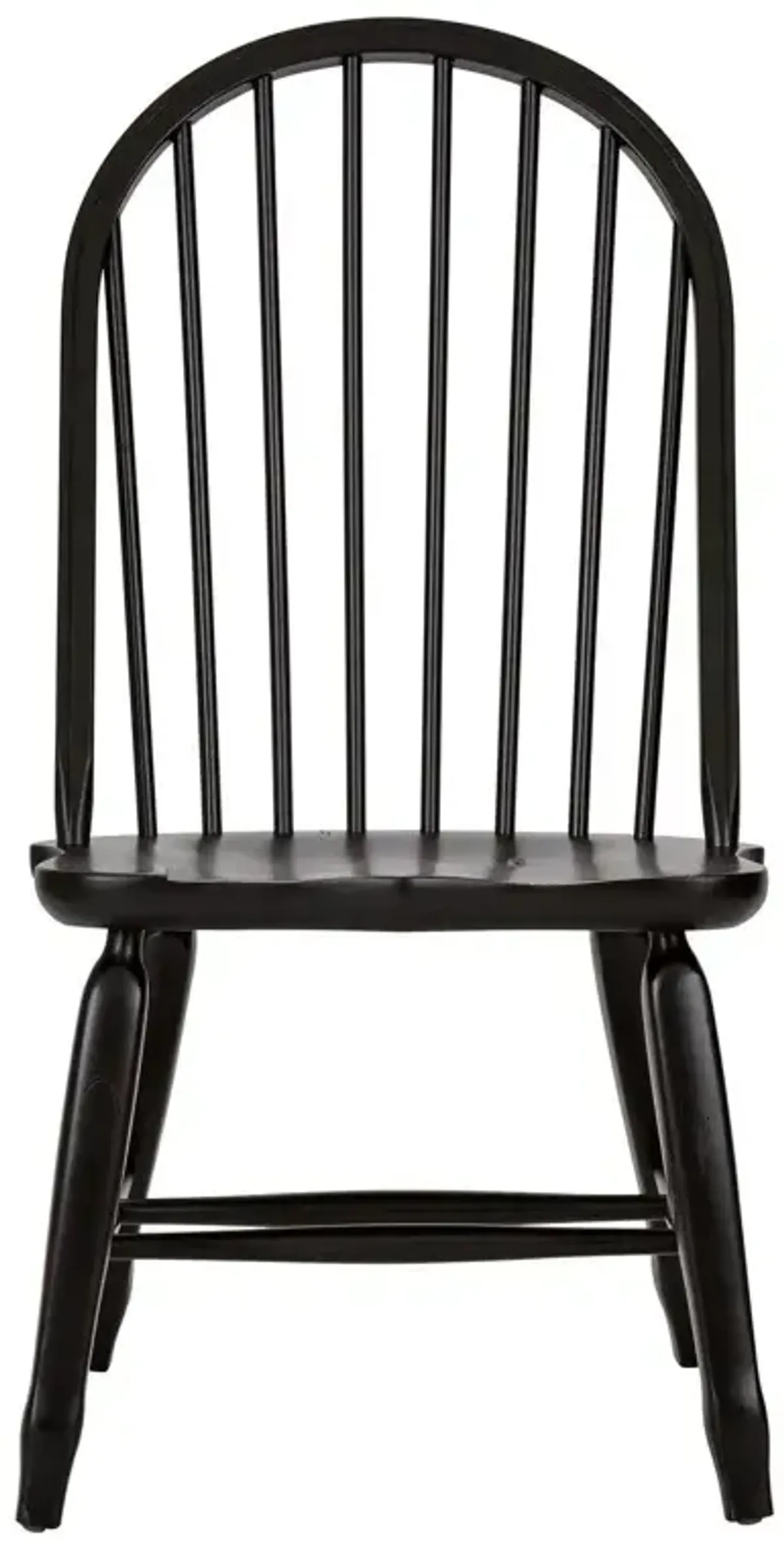 Treasures Bow Back Side Chair - Black