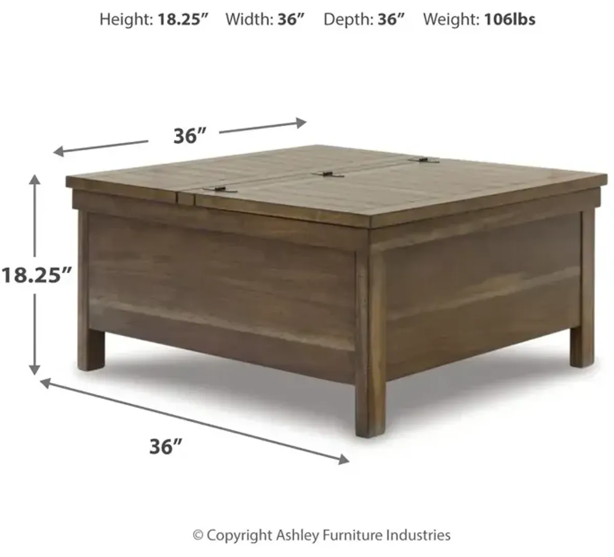 Moriville Lift-Top Coffee Table