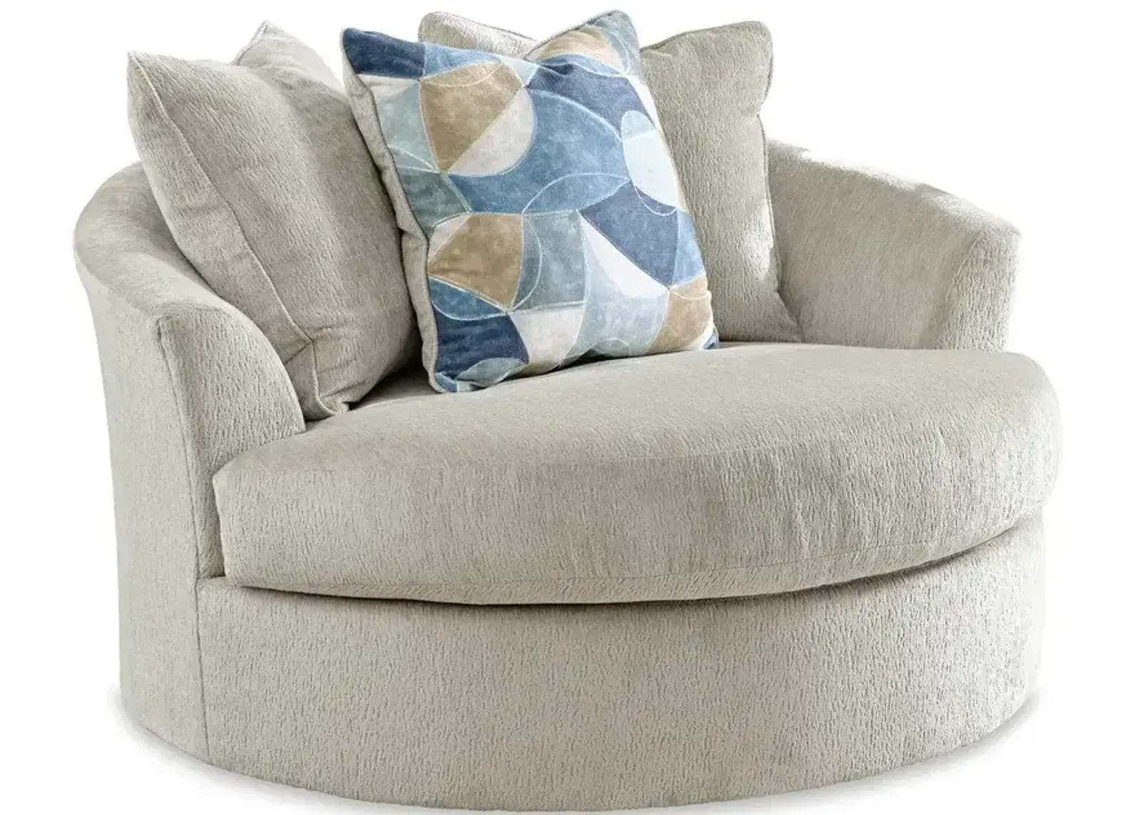 Maxon Place Oversized Swivel Accent Chair