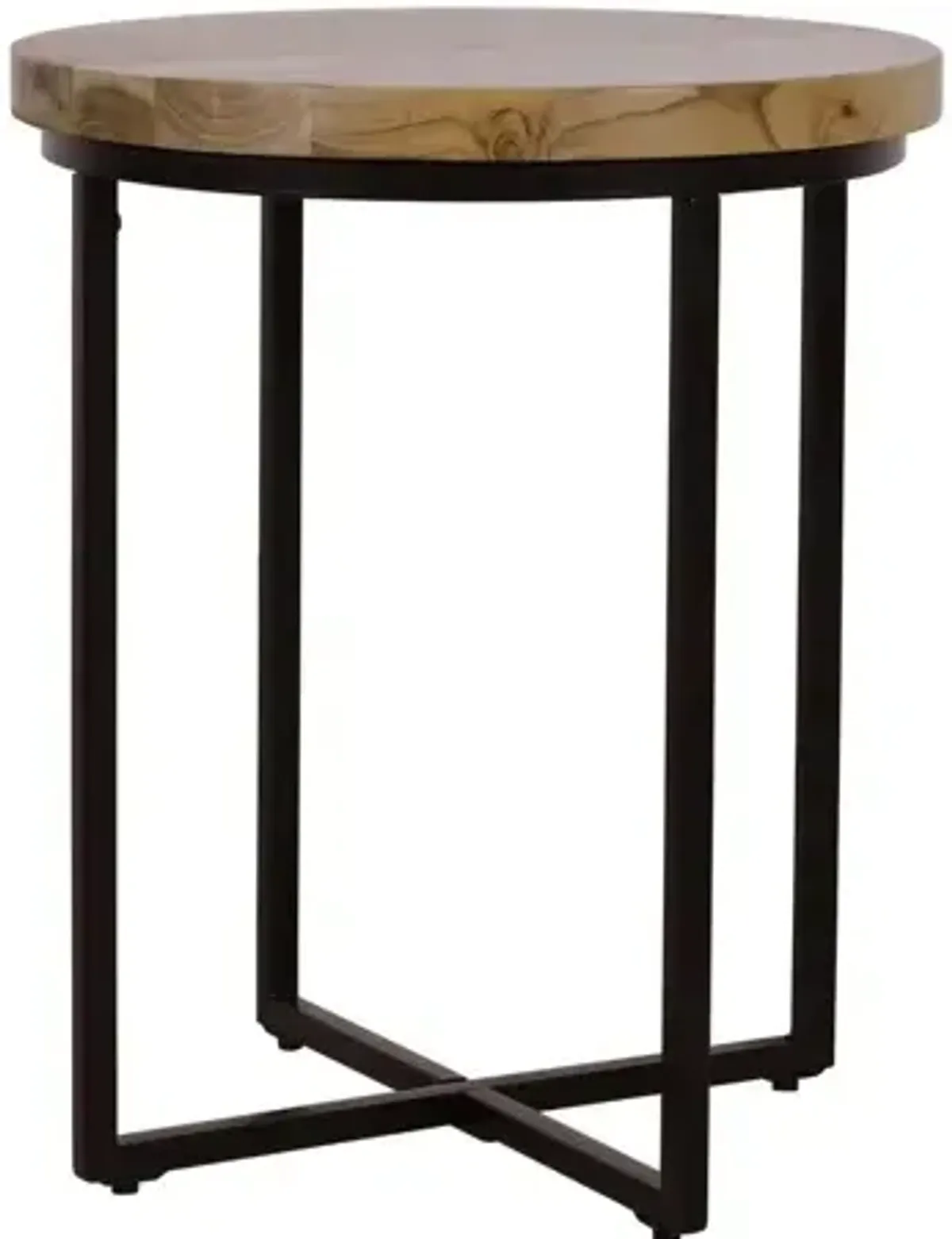 Ames Round End Table