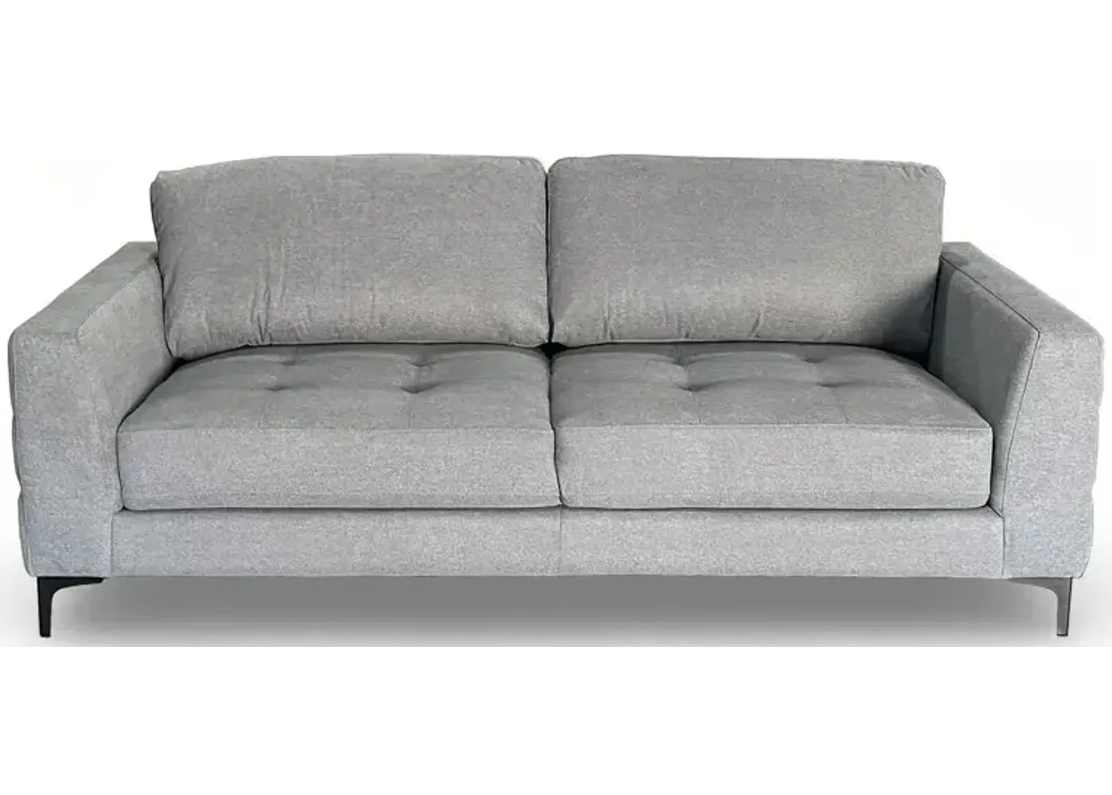 Fuji Sofa - Furiosa Charcoal w/Black Metal Legs