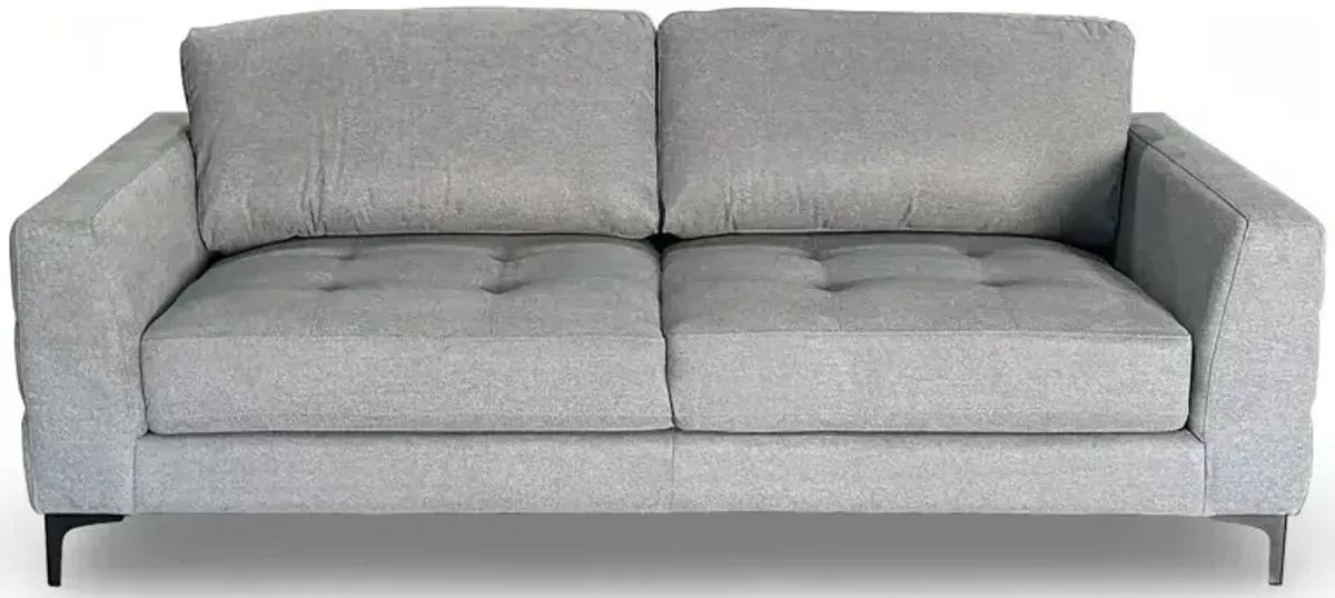 Fuji Sofa - Furiosa Charcoal w/Black Metal Legs