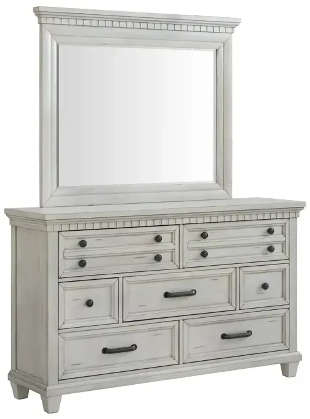 McCoy Mirror in Antique White