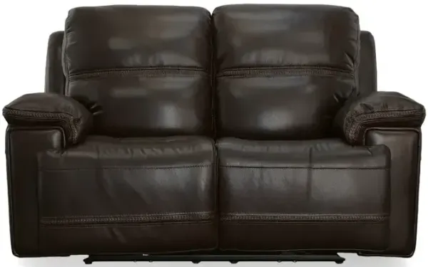 Fenwick Leather Power Reclining Loveseat W/ Power Headrests