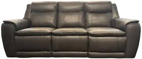 Power Reclining Sofa - Charcoal Leather