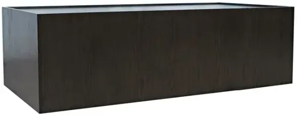 Laurel Creek Modern Contemporary 52" Block Coffee Table With Hidden Casters