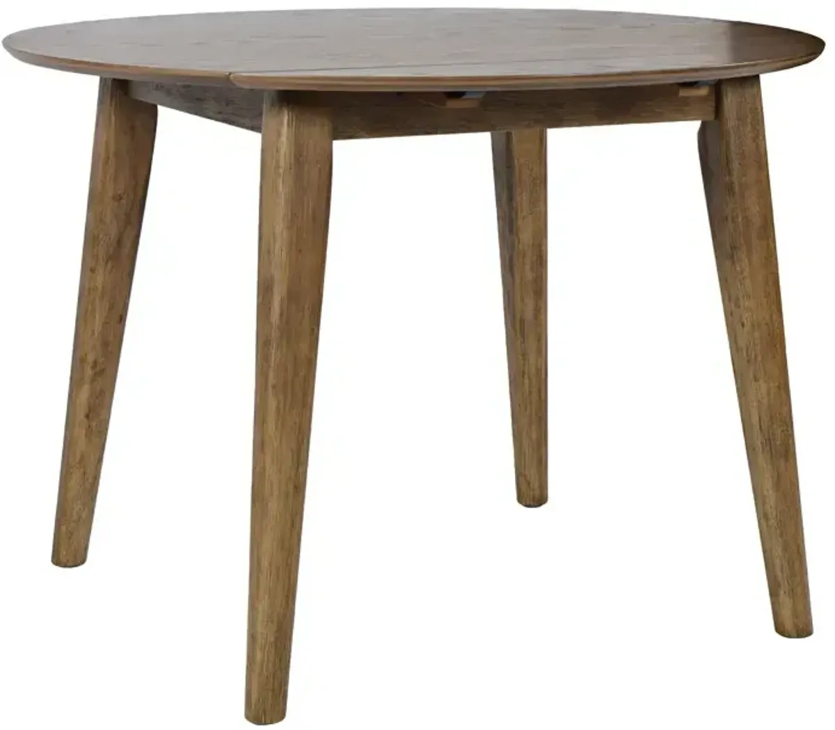 Percy 42" Contemporary Round Drop-Leaf Dining Table
