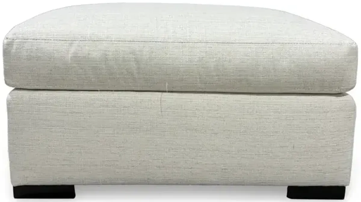 Valerie Upholstered Ottoman - Dover Natural