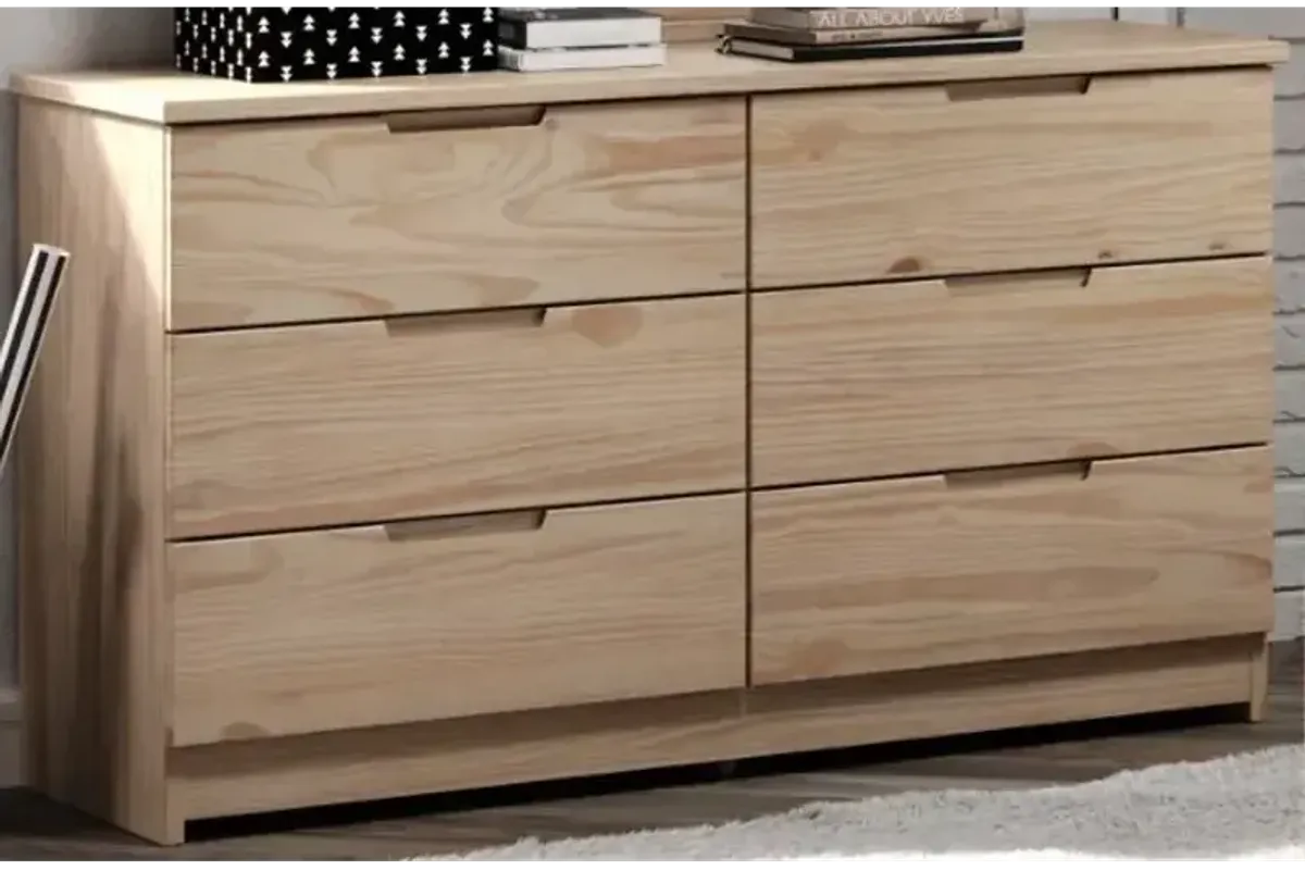 6 Drawer Dresser - Sandstone