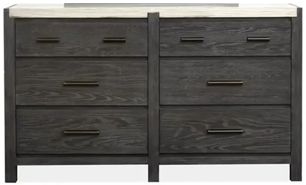 Plum Creek Drawer Dresser - Black