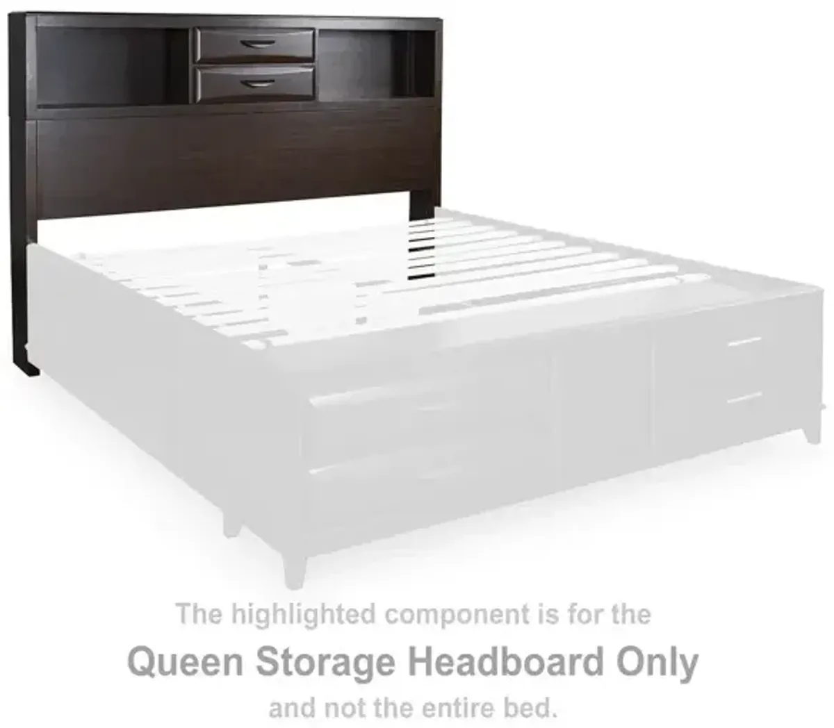 Vanmore Queen Storage Headboard