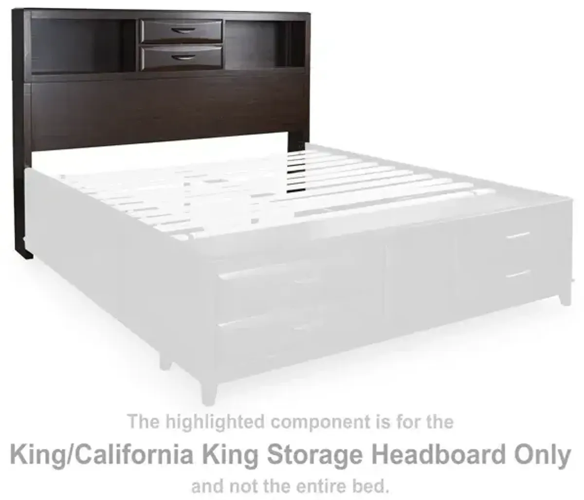 Vanmore King/California King Storage Headboard