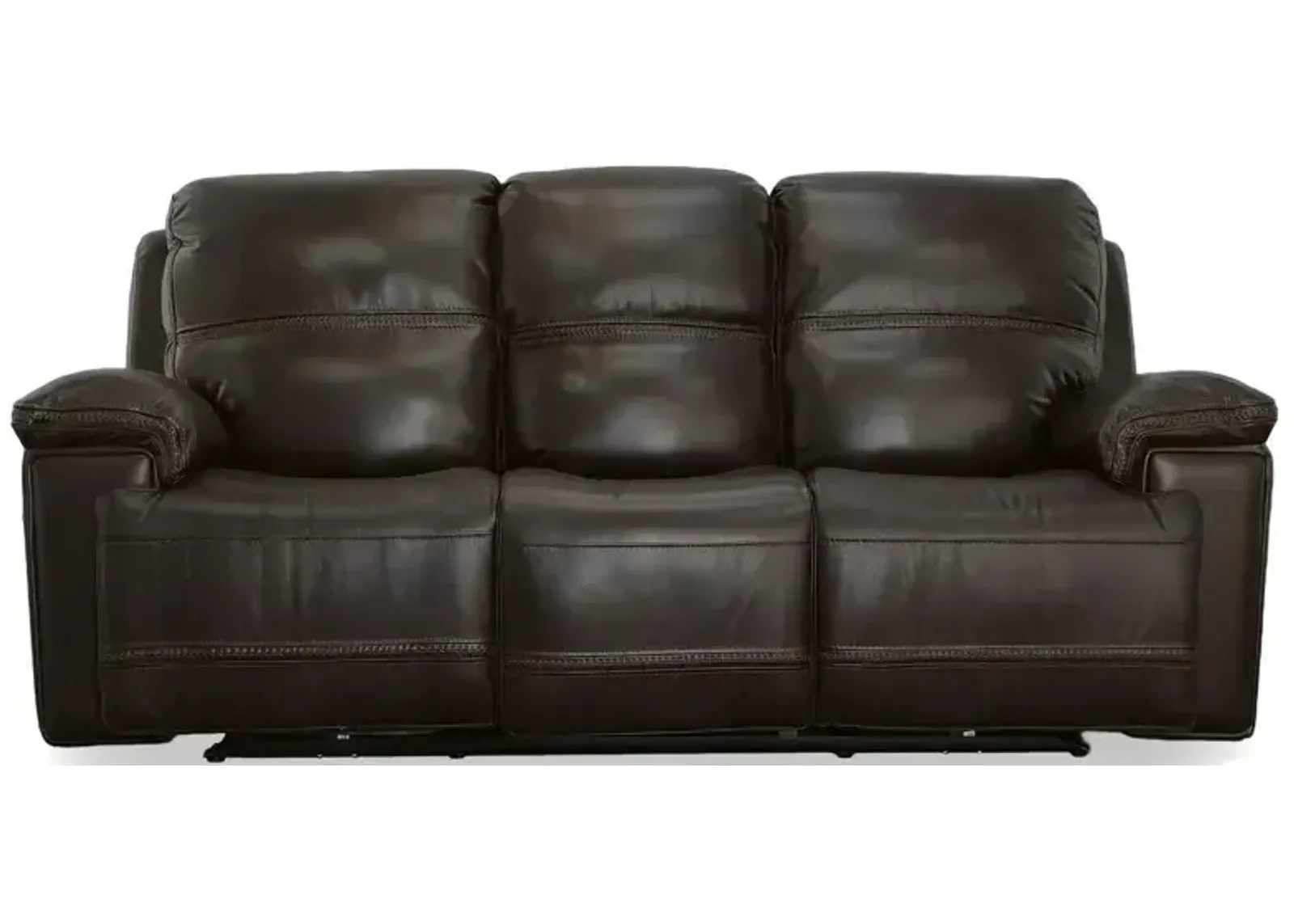 Fenwick Leather Power Reclining Sofa w/ Power Headrests