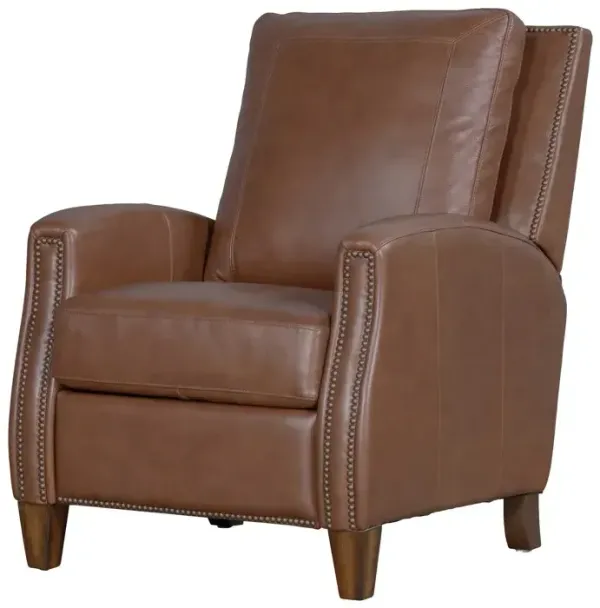 Hunter Manual Pushback Recliner - Chestnut Charm