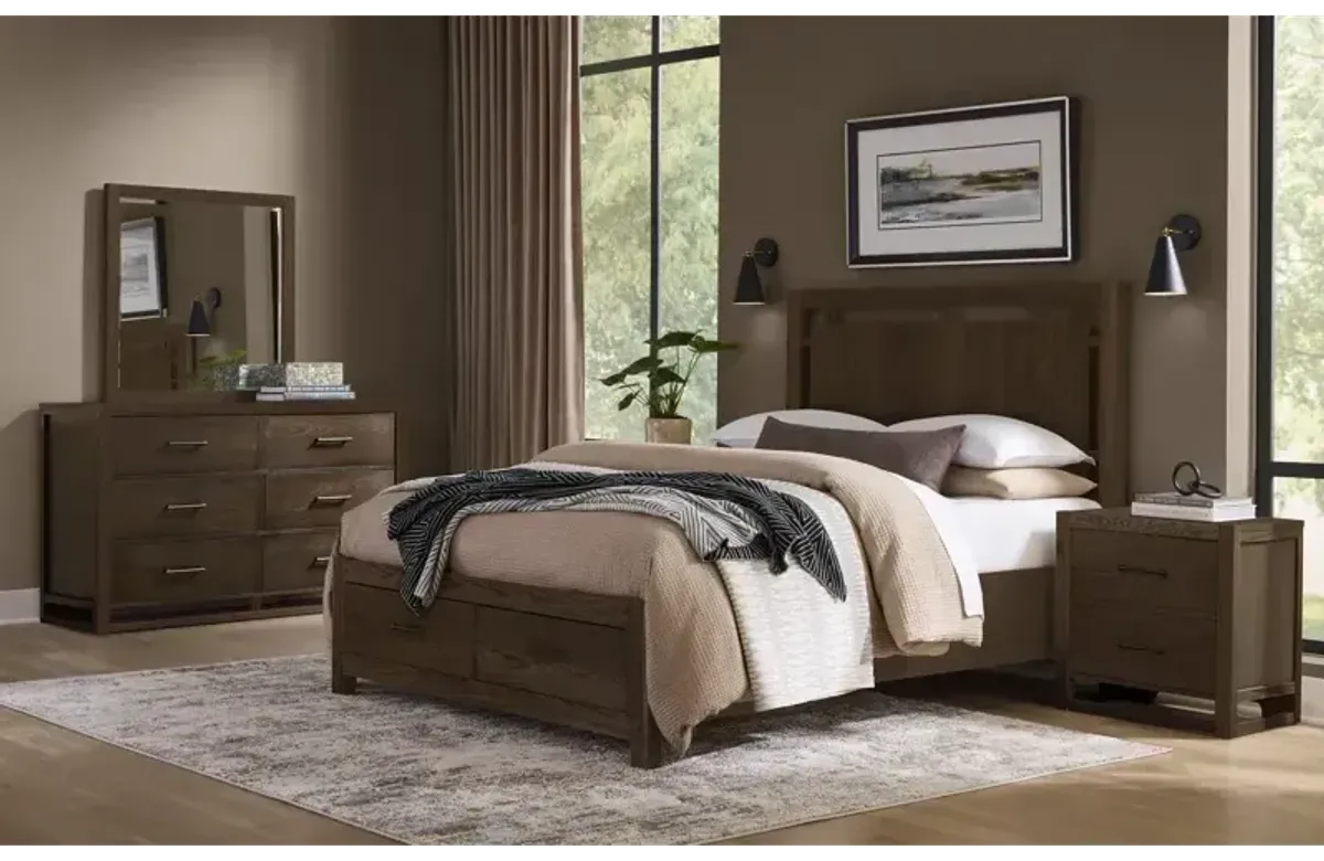 Lodge & Loft 6 Drawer Dresser - Dark Oak