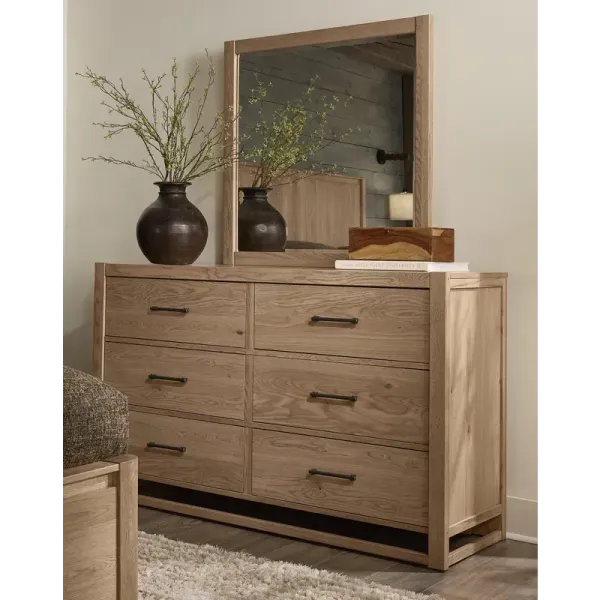 Lodge & Loft 6 Drawer Dresser - Blond Oak