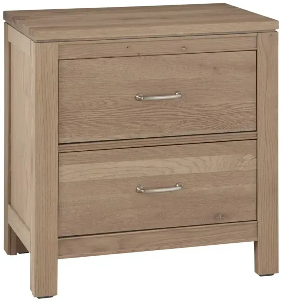 Tide & Timber 2 Drawer Nightstand - Clear Oak