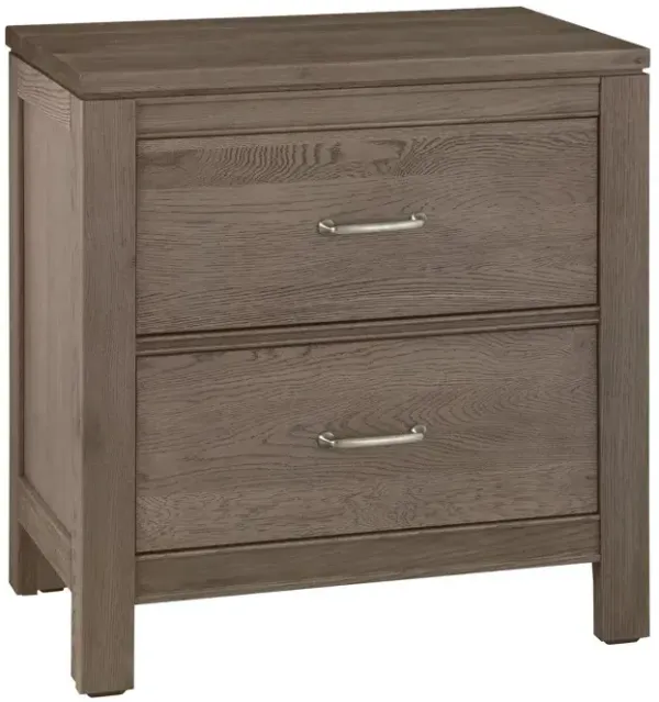Tide & Timber 2 Drawer Nightstand - Grey Oak