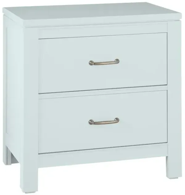 Tide & Timber 2 Drawer Nightstand - Blue Maple