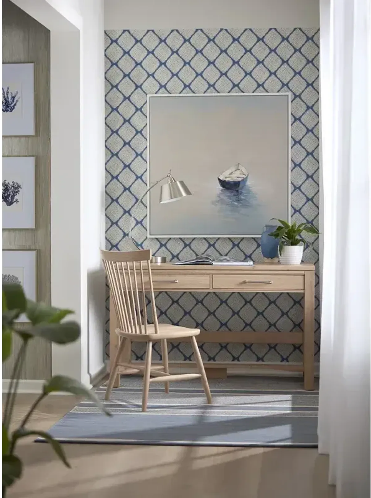 Tide & Timber Writing Desk - Clear Oak