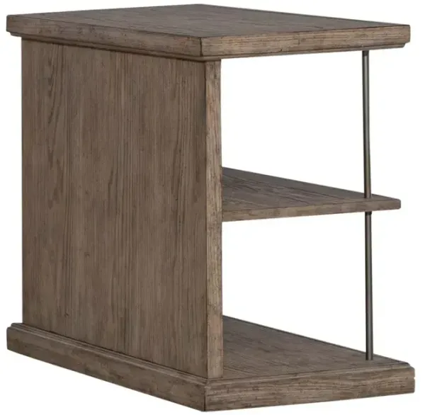 City Scape Accent Side Table - Beige