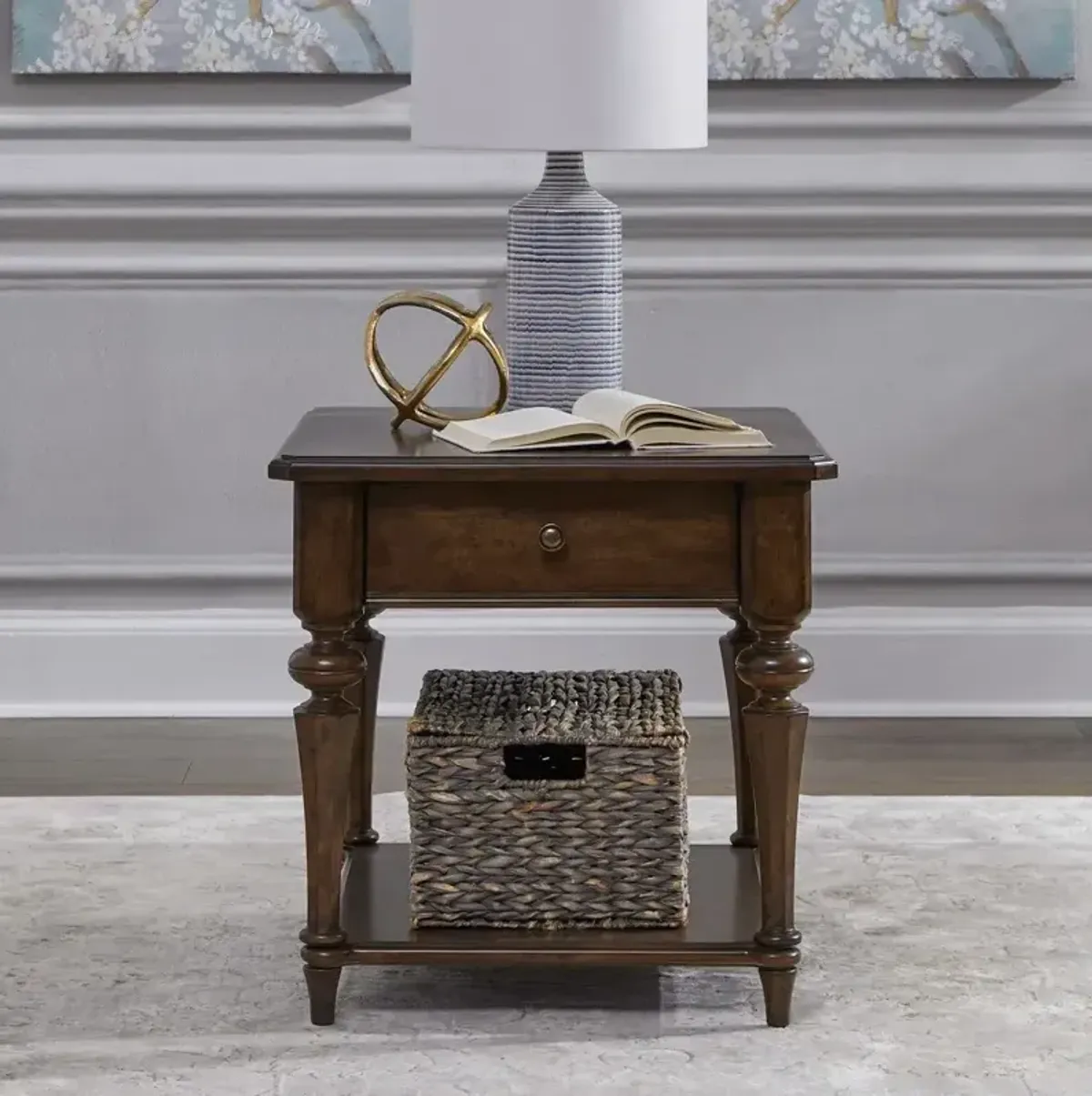 Arden Road Drawer End Table