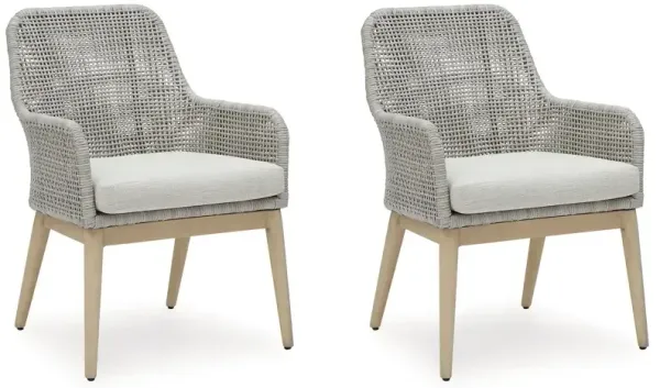 Seton Creek Outdoor Dining Arm Chair (Set of 2)