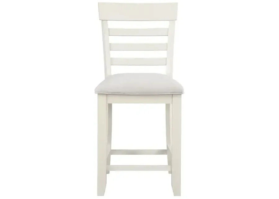 Hyland 24" Counter Stool, White