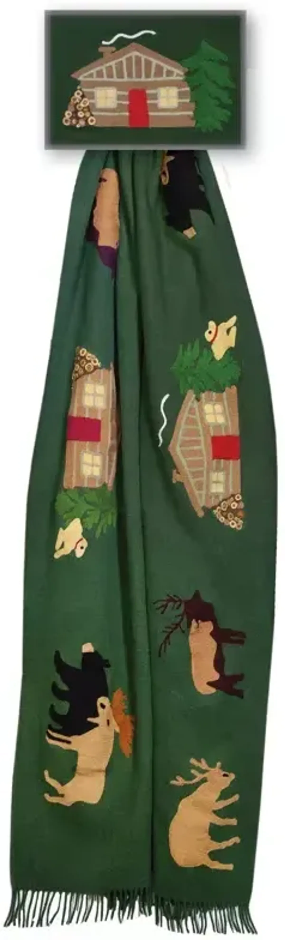 Hunting Cabin - 52" x 70" Throw Blanket