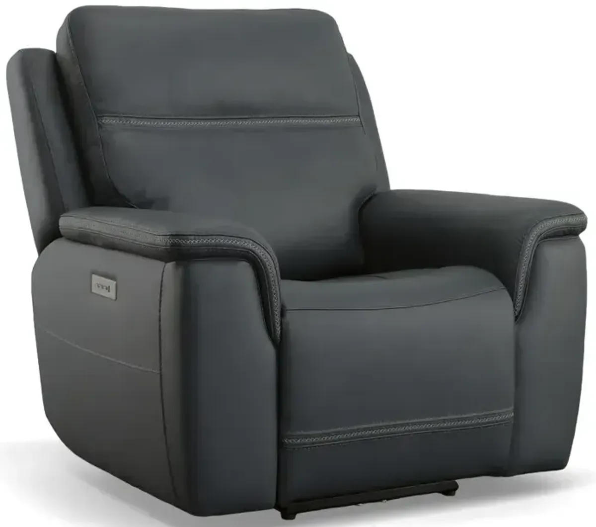 Sawyer Marine Leather Power Recliner with Power Headrest & Lumbar