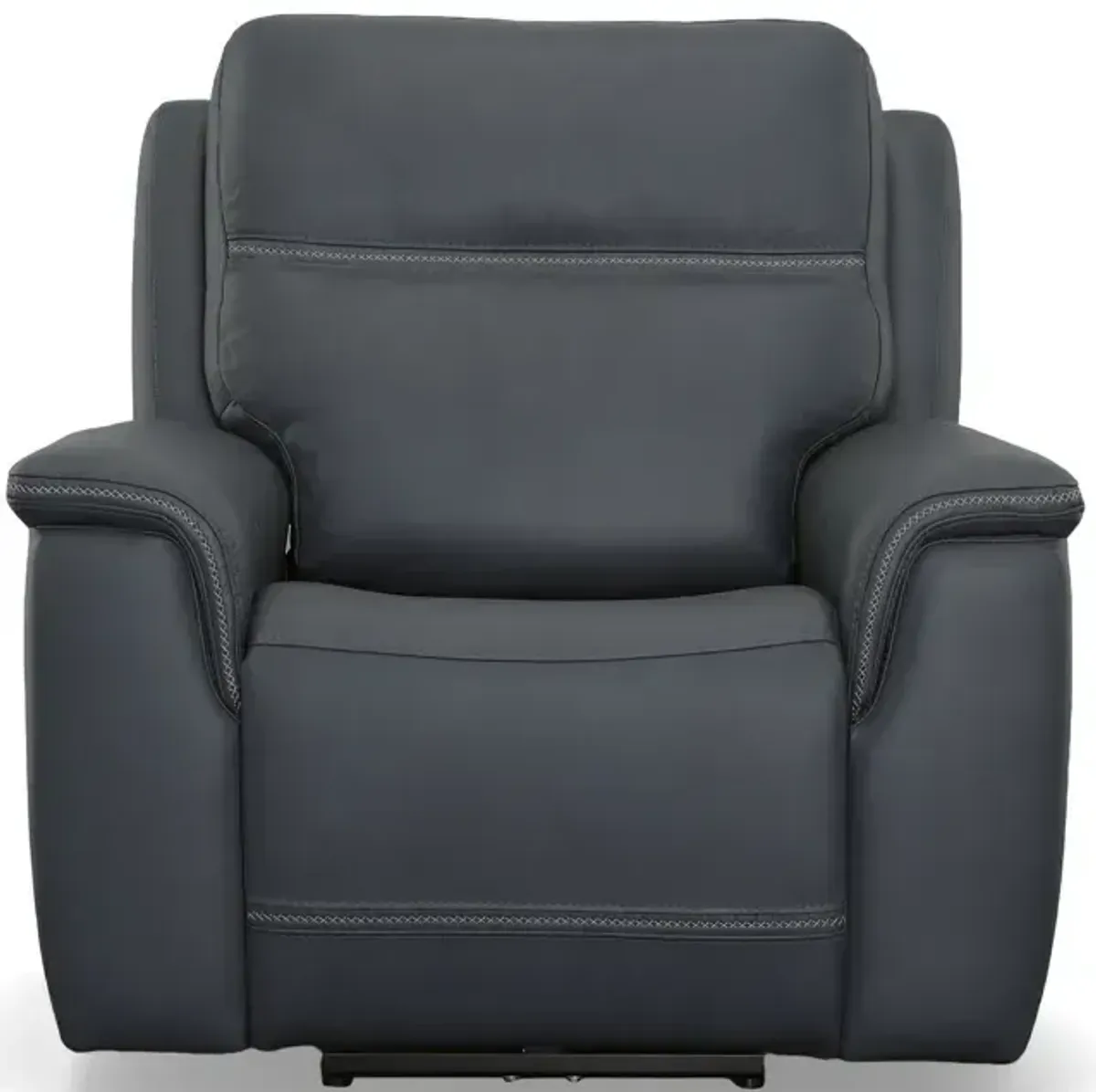 Sawyer Marine Leather Power Recliner with Power Headrest & Lumbar