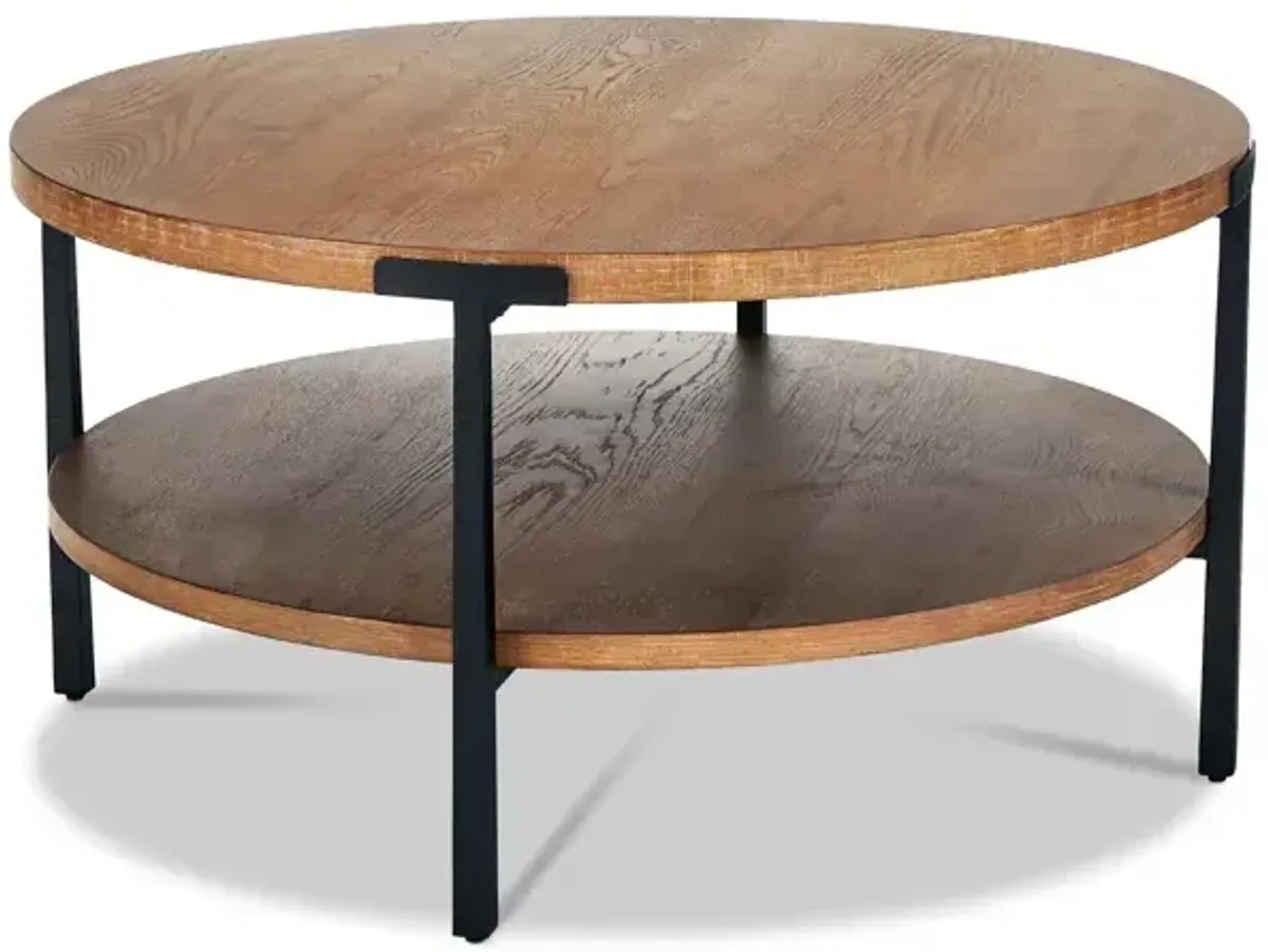 Millwork Round Coffee Table