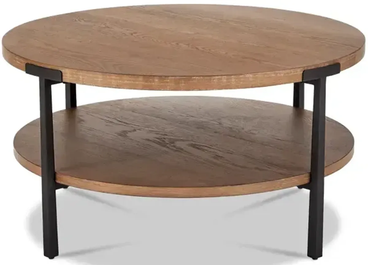 Millwork Round Coffee Table