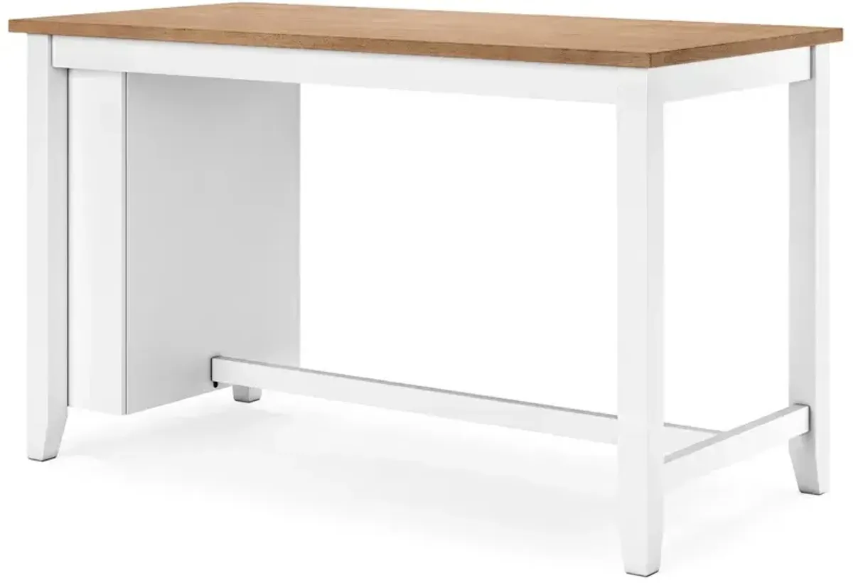 Gesthaven Counter Height Dining Table - Natural/White