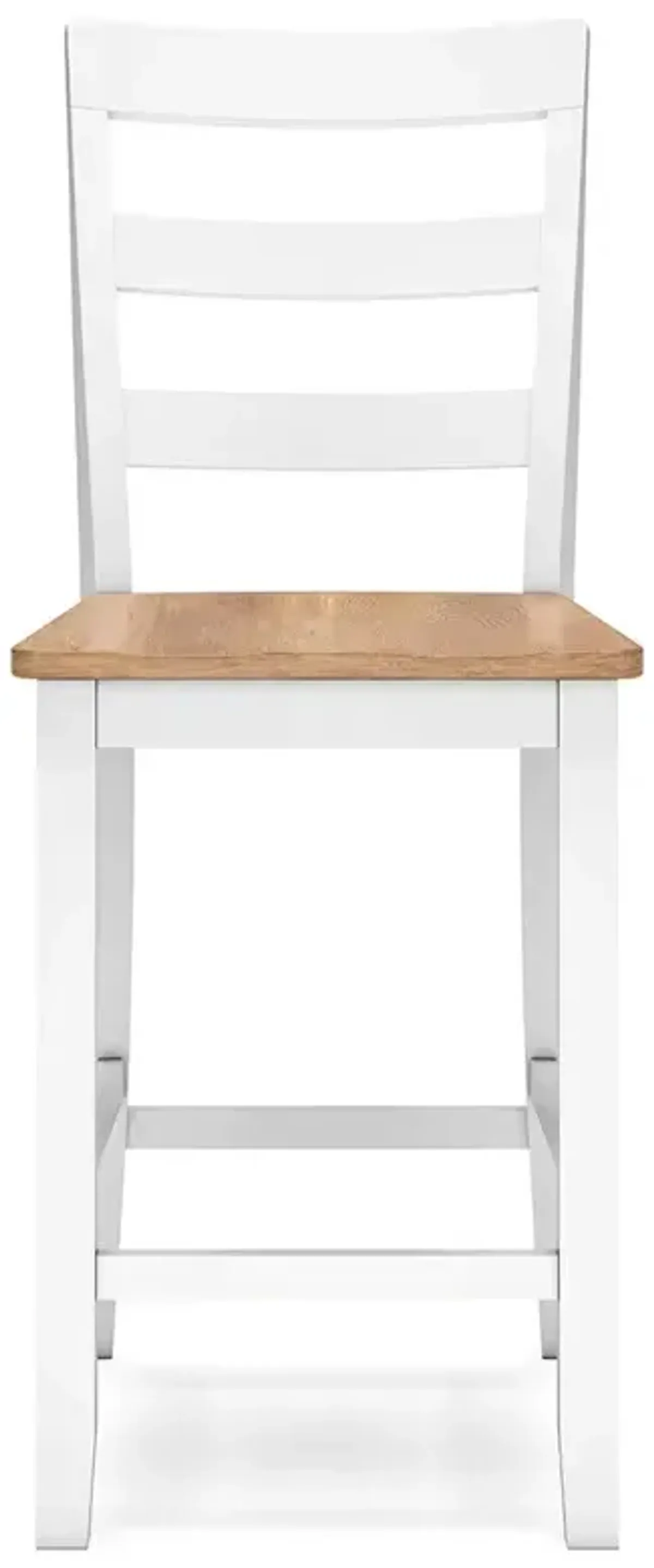 Gesthaven Counter Height Barstool - Natural/White