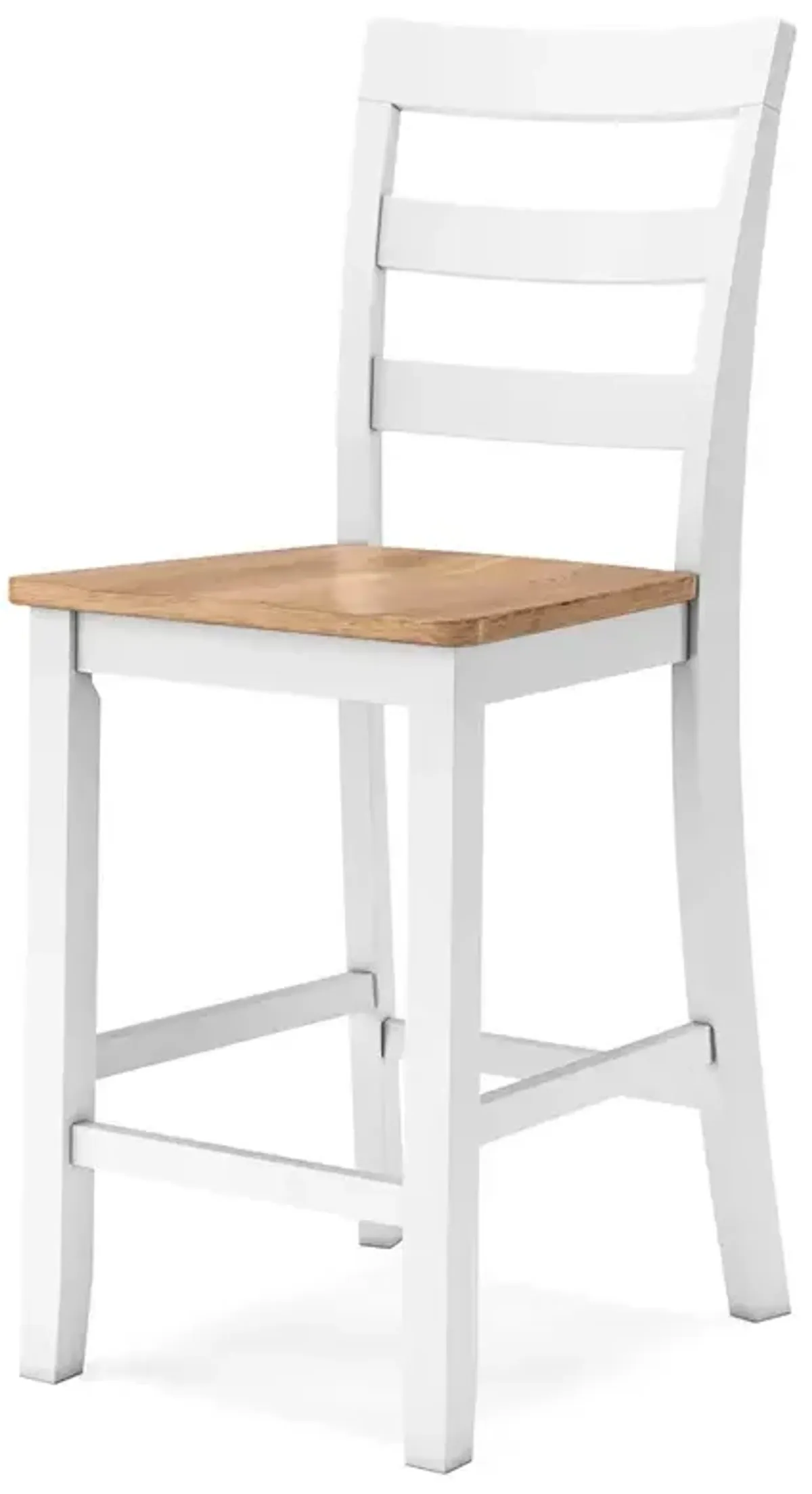 Gesthaven Counter Height Barstool - Natural/White