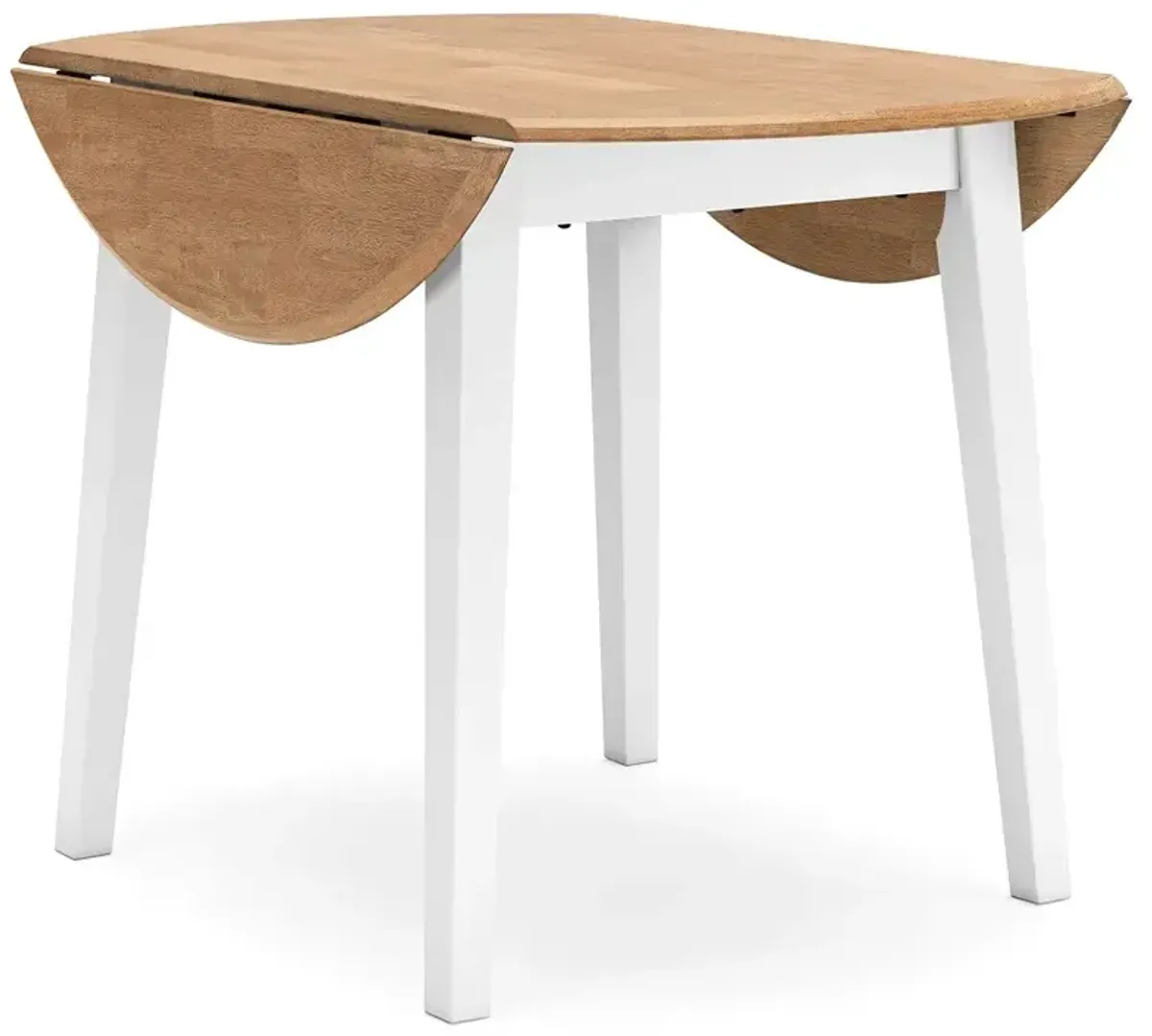 Gesthaven Dining Drop Leaf Table - Natural/White