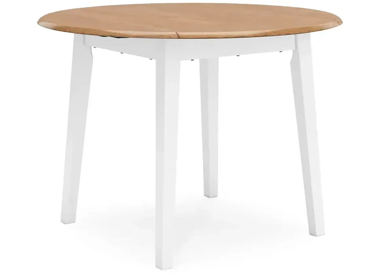 Gesthaven Dining Drop Leaf Table - Natural/White