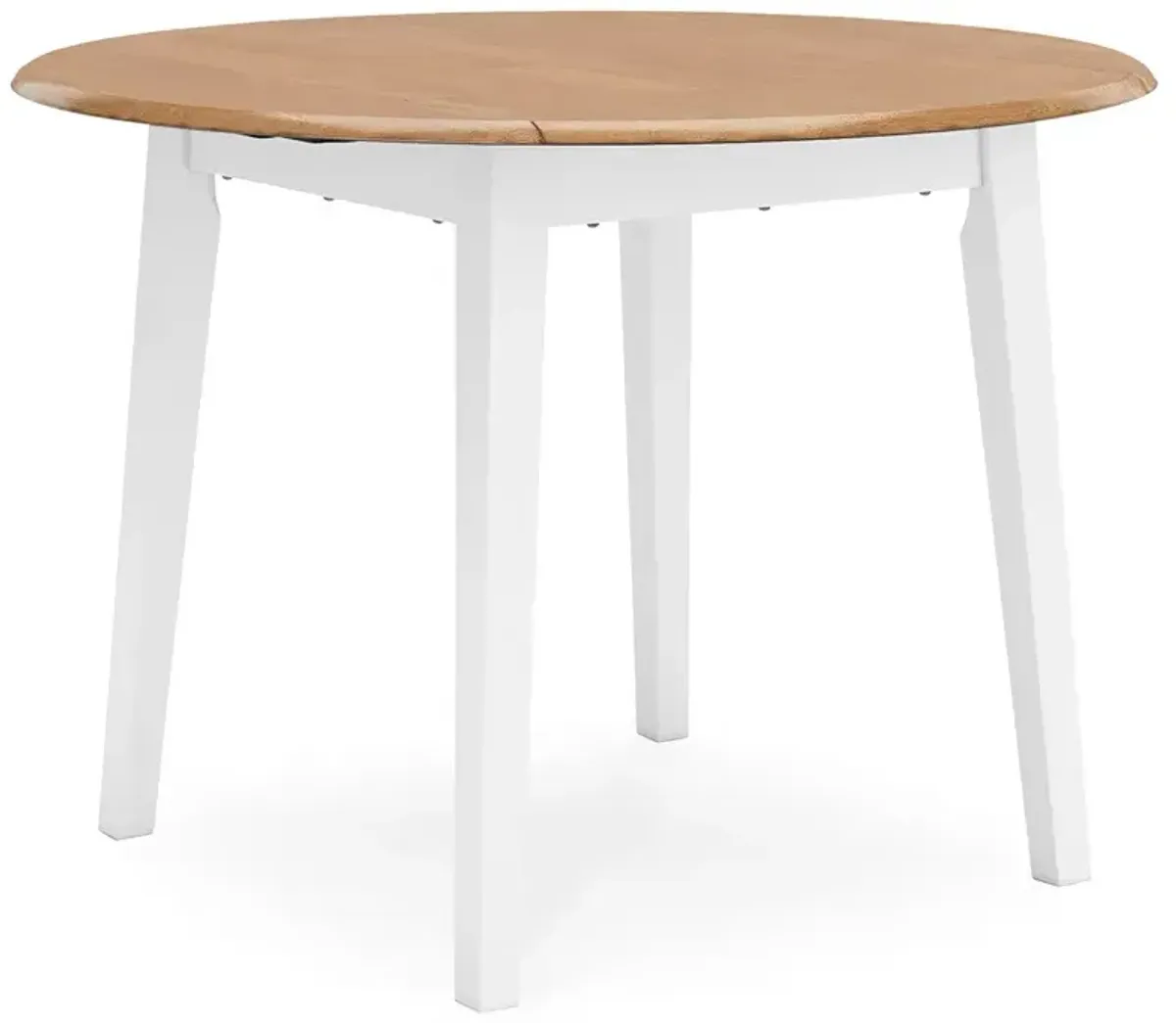 Gesthaven Dining Drop Leaf Table - Natural/White